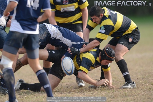 2012-10-14 Rugby Union Milano-Rugby Grande Milano 0686